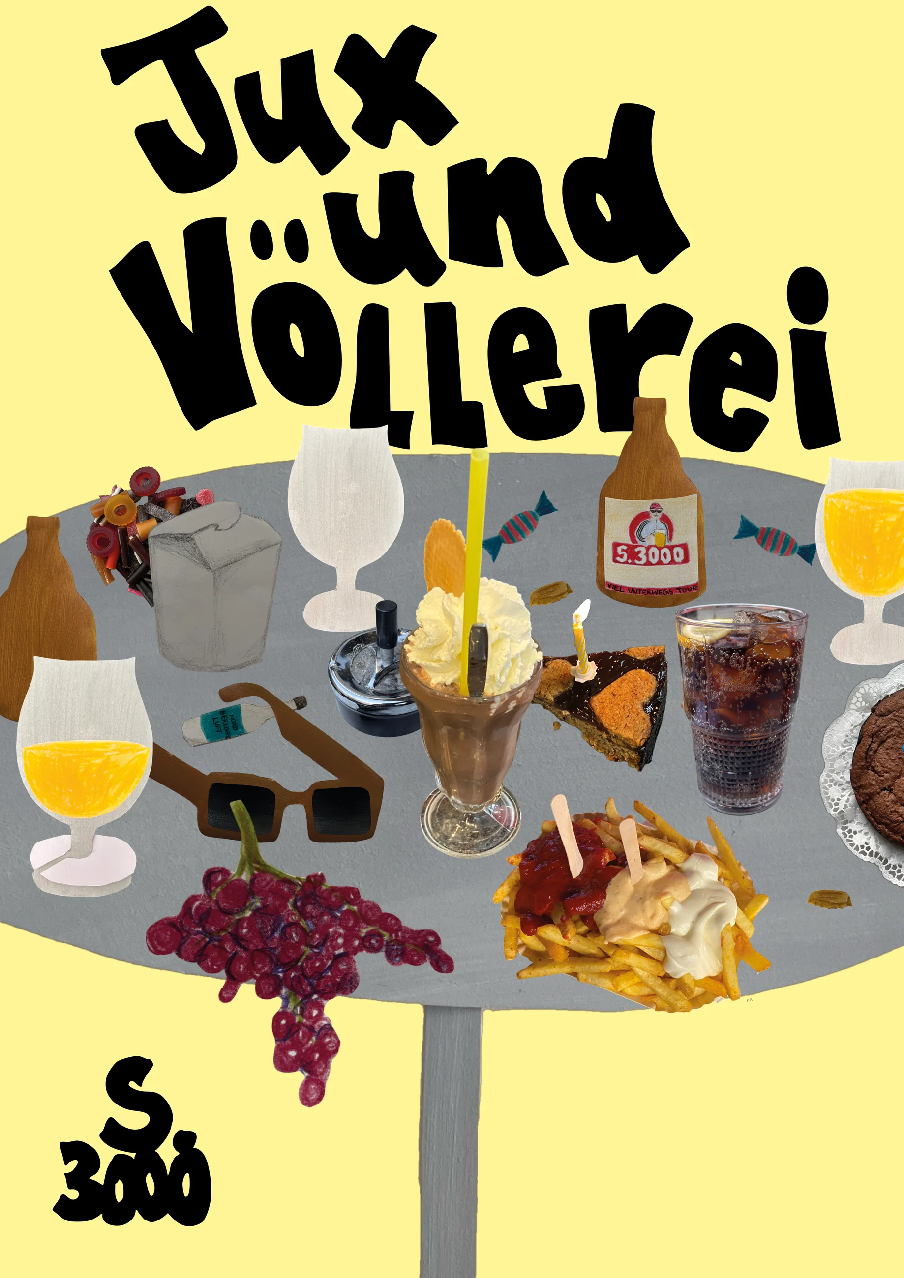 JUX UND VÖLLEREI — Illustration · Philine Krüger