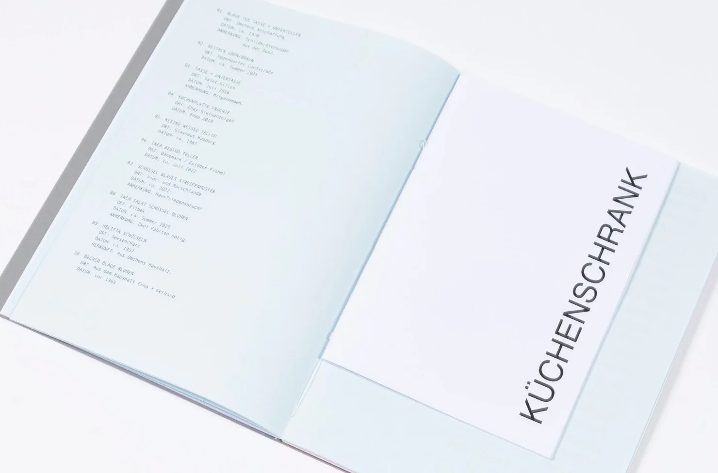 ZWEITER GANG — Doppelseite