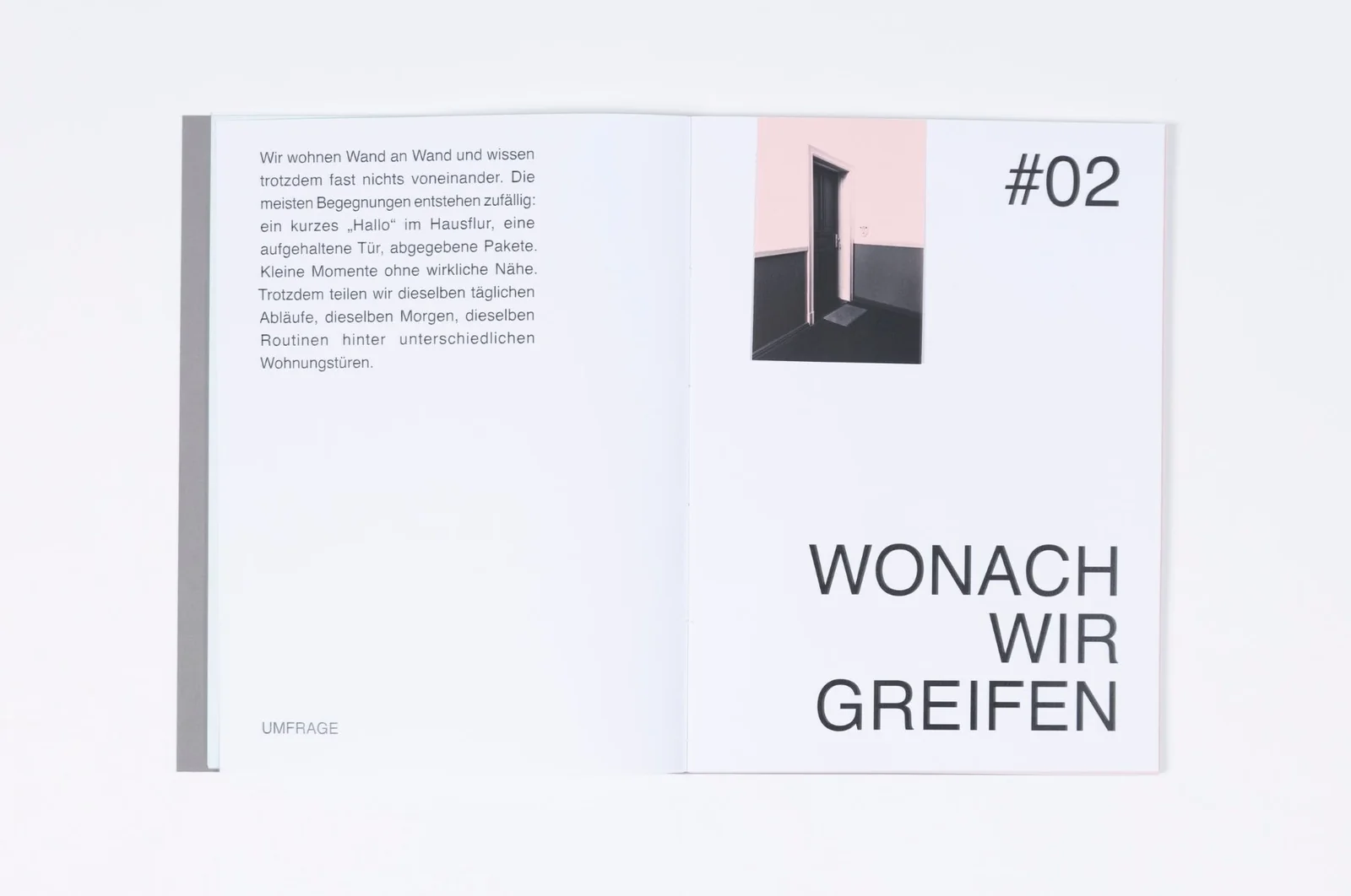 ZWEITER GANG — Doppelseite